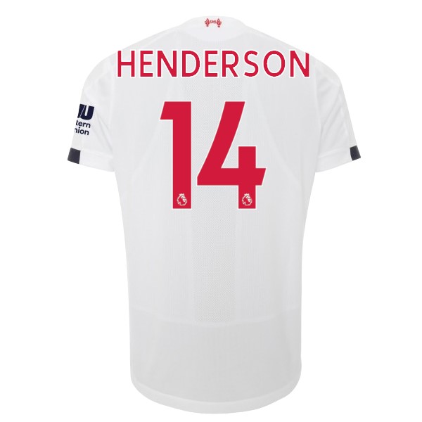Camiseta Liverpool NO.14 Henderson 2ª 2019/20 Blanco